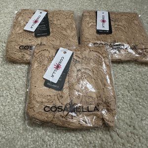 New Cosabella Never Say Never Bootie Relaxed Fit Thong -- 3 pairs